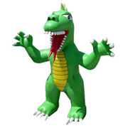 inflatable cartoon dragon